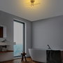 Opviq Lámpara de Araña 13664 Dorada Metal 61 cm Ancho Elegante Glamour para Salón Comedor Dormitorio